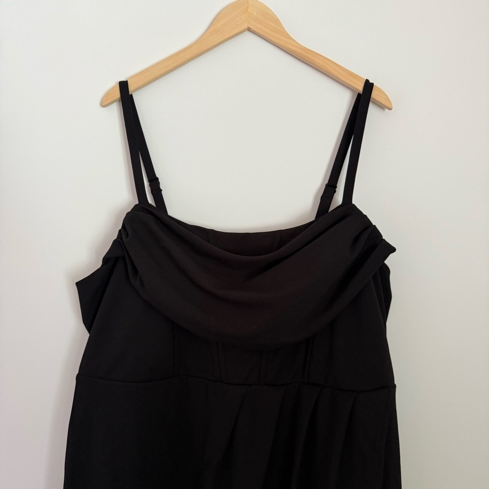 NWT Torrid Tulip Hem Bustier Midi Dress - Size 24W - Picture 14 of 16